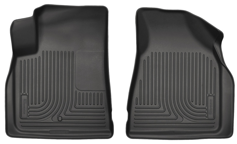 Chevrolet Traverse Floor Mats - Front - Husky Liners - Weatherbeater - Black - `09-`14